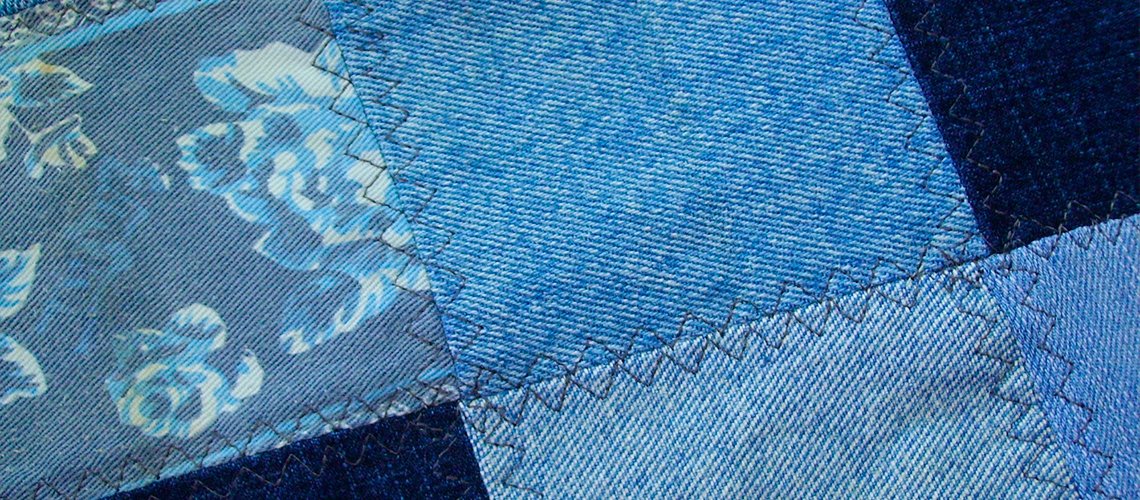 Крейзи из джинсы, лоскутное шитье