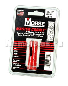 Сверло корончатое Morse д. 17 мм (11/16) B/M"