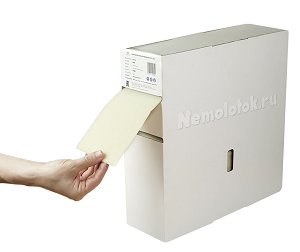 Шлифовальная губка SUNPLUS P180 (Золотой) (отрывные листы-200 шт.в рулоне) SPONGE.SGA.P180