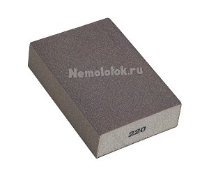 Шлифовальная губка SUNPLUS (4-х ст.) P220 SPONGE.SGO 4SIDES.P220