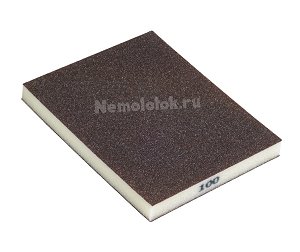 Шлифовальная губка SUNPLUS (2-х ст.) P100 SPONGE.SGI 2SIDES.P100