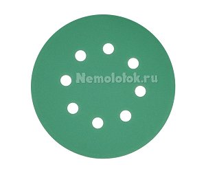 Шлифовальный круг SUNPLUS FILM для металла и дерева 125мм P220 FILM.FMB.8hol.P220