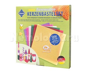 Набор для изготовления цветных свечей из пчелиного воска (WACHS-SET3)