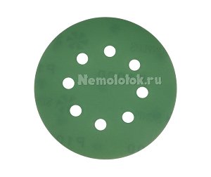 Шлифовальный круг SUNPLUS FILM для металла и дерева 125мм P1000 FILM.FMB.8hol.P1000