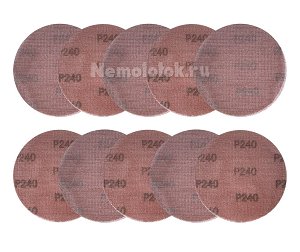 Сетчатый абразивный круг SUNPLUS 150мм P240 (10 шт.) NET.NTB.P240/10
