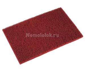 Скотч-брайт SUNPLUS Листы P400 (Красный) SCUFF PAD Red P400