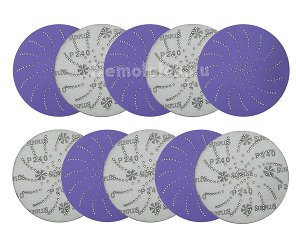 Шлифовальный круг с керамическим абразивом SUNPLUS 150мм P240 (10 шт.) CERAMICFILM.CFA.P240/10