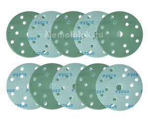 Шлифовальный круг SUNPLUS FILM для металла и дерева 150мм P2000 (10 шт.) FILM.FMB.P2000/10