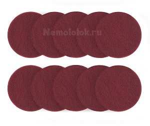 Скотч-брайт SUNPLUS Круг P400 (10 шт.) (Красный) SCUFF PAD.(150)Red.P400/10