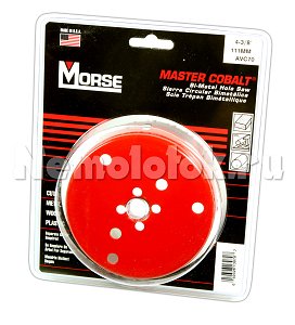 Сверло корончатое Morse д. 111 мм (4-3/8) B/M"