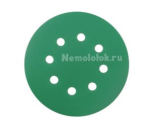 Шлифовальный круг SUNPLUS FILM для металла и дерева 125мм P320 FILM.FMB.8hol.P320