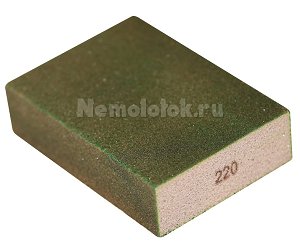 Шлифовальный блок 100*68*25 4-сторонний (P220) SUNBLOCK