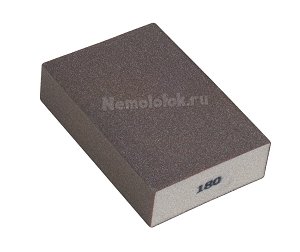 Шлифовальная губка SUNPLUS (4-х ст.) P180 SPONGE.SGO 4SIDES.P180