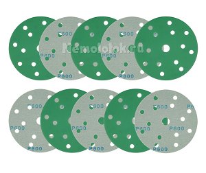 Шлифовальный круг SUNPLUS FILM для металла и дерева 150мм P600 (10 шт.) FILM.FMB.P600/10