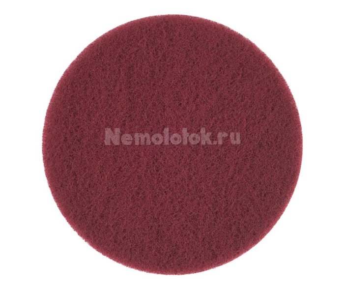 Скотч-брайт SUNPLUS Круг P400 (Красный) SCUFF PAD.SFA 150.Red P400, фото 1