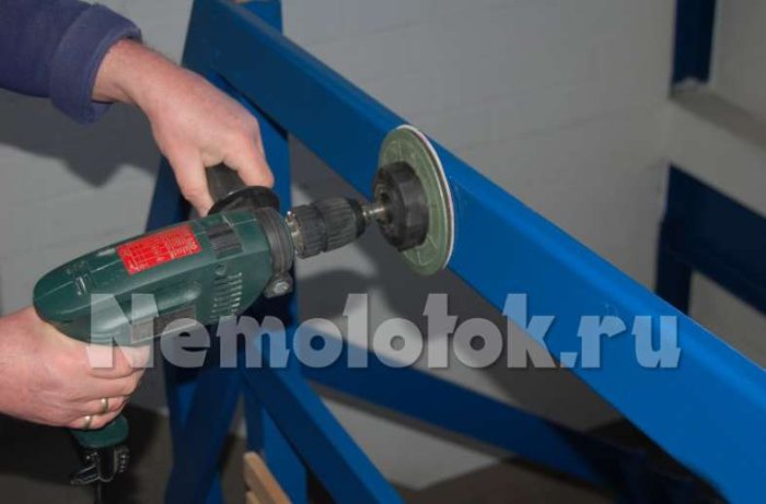 Насадки шлифовальные на дрель D125 мм и D75 мм Flexo-Plan FP (10318)(к-т), фото 14