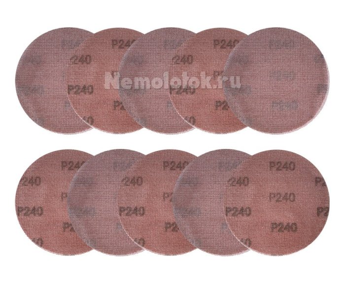 Сетчатый абразивный круг SUNPLUS 150мм P240 (10 шт.) NET.NTB.P240/10, фото 1