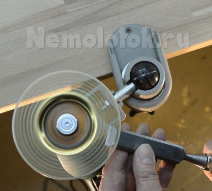 Диск алмазный для заточки инструмента для дрели D110 мм (fein/grob) (зерно D64/D151) (15893), фото 4