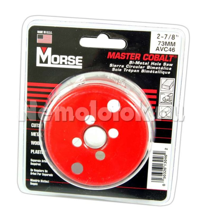 Сверло корончатое Morse д. 73 мм (2-7/8) B/M", фото 1