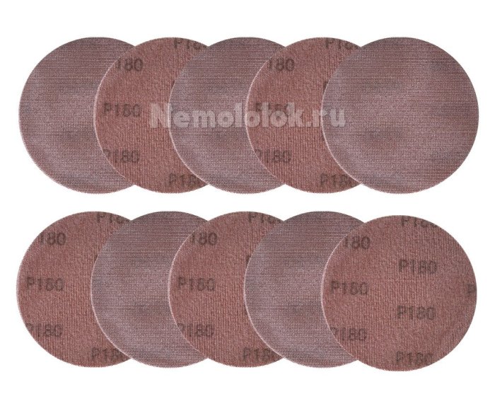 Сетчатый абразивный круг SUNPLUS 150мм P180 (10 шт.) NET.NTB.P180/10, фото 1