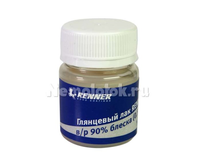 YO 90C705/40 Глянцевый лак RENNER в/р 90% блеска (40 мл), фото 1
