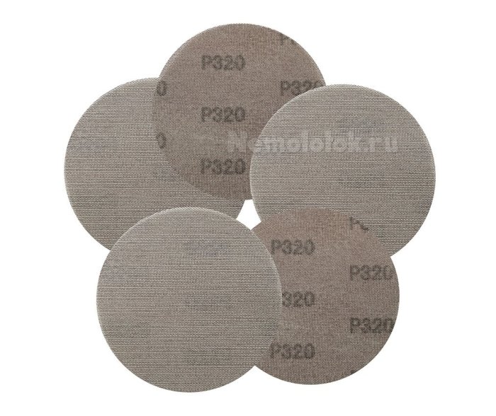 Сетчатый абразивный круг SUNPLUS 150мм P320 (5 шт.) NET.NTB.P320/5, фото 1