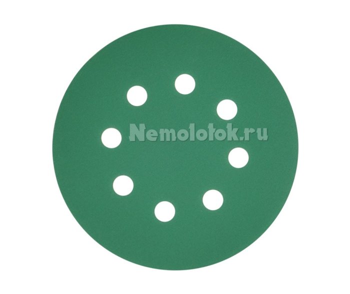 Шлифовальный круг SUNPLUS FILM для металла и дерева 125мм P240 FILM.FMB.8hol.P240, фото 1