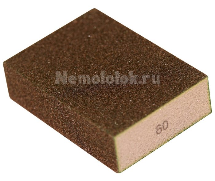 Шлифовальный блок 100*68*25 4-сторонний (P080) SUNBLOCK, фото 1