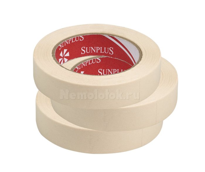 Малярная лента UV Water Prof 24 mm * 50 m, t90 (3 шт.) MASK.TAPE.24.50/3, фото 1