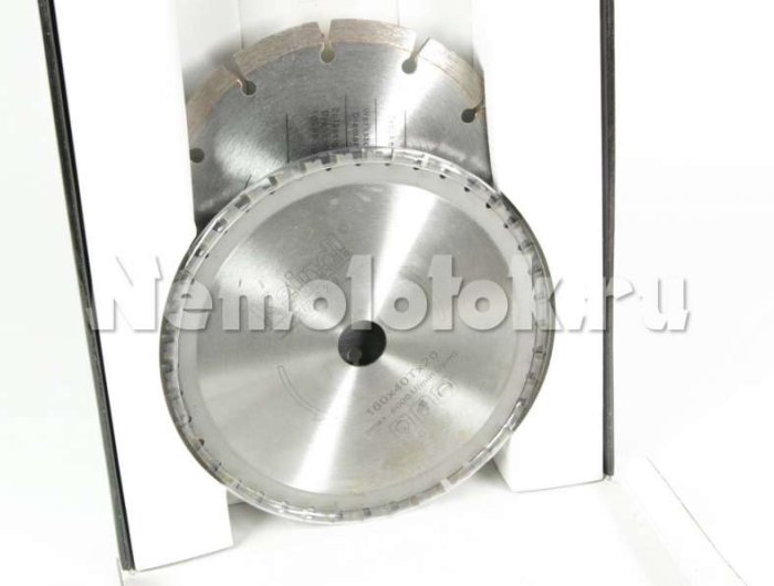 Super-Set: диск пильн. алм.(150*22,2); 2 пер.кольца: 20 и16 мм; диск пильн. ун.(160*22,2)(11369), фото 5