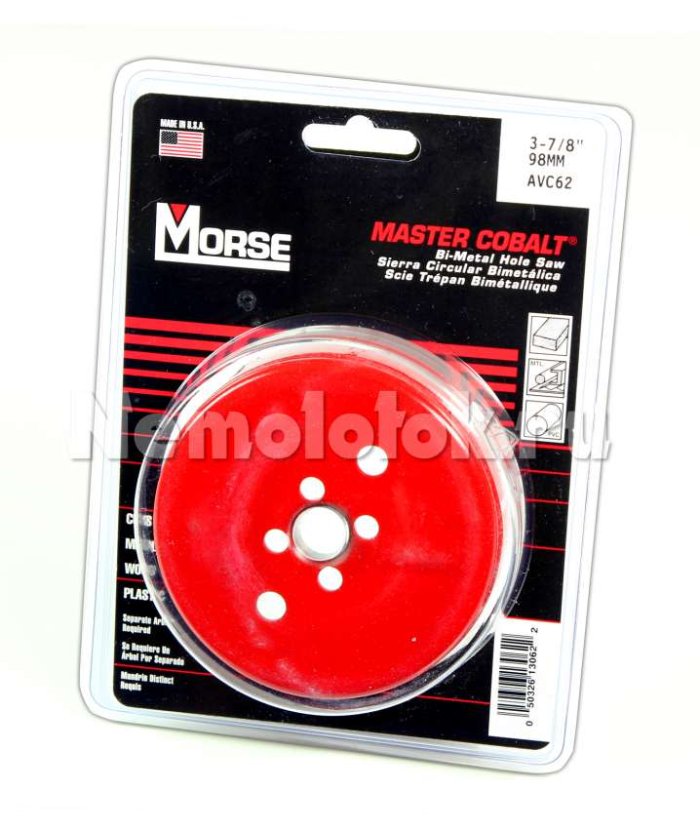 Сверло корончатое Morse д. 98 мм (3-7/8) B/M", фото 1