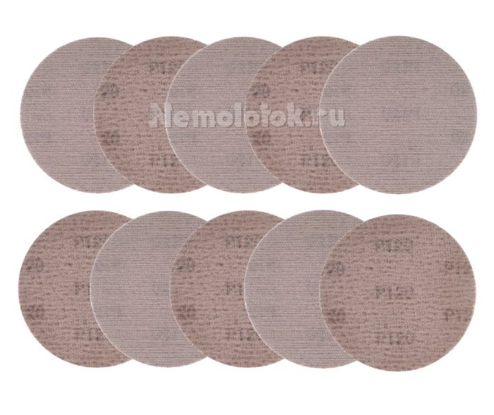 Сетчатый абразивный круг SUNPLUS 150мм P120 (10 шт.) NET.NTB.P120/10, фото 1