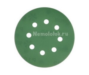 Шлифовальный круг SUNPLUS FILM для металла и дерева 125мм P1000 FILM.FMB.8hol.P1000