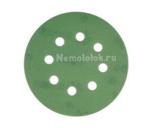 Шлифовальный круг SUNPLUS FILM для металла и дерева 125мм P2000 FILM.FMB.8hol.P2000