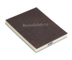 Шлифовальная губка SUNPLUS (2-х ст.) P100 SPONGE.SGI 2SIDES.P100