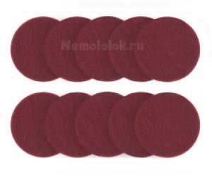 Скотч-брайт SUNPLUS Круг P400 (10 шт.) (Красный) SCUFF PAD.(150)Red.P400/10