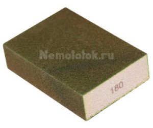 Шлифовальный блок 100*68*25 4-сторонний (P180) SUNBLOCK