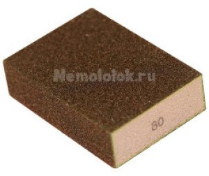 Шлифовальный блок 100*68*25 4-сторонний (P080) SUNBLOCK