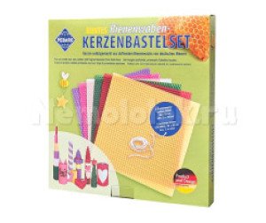 Набор для изготовления цветных свечей из пчелиного воска (WACHS-SET3)