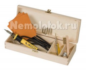 Выжигатель по дереву в деревянной упаковке (0285)