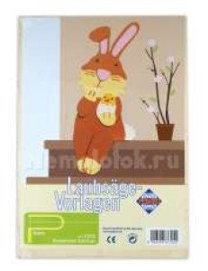Заготовка из фанеры Пасхальный кролик для выпиливания лобзиком (373/2S)