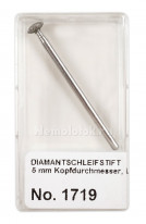 Алмазная шлифнасадка «линза» 5 мм в пластиковой коробке Pebaro (1719)