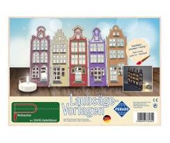 Заготовки из фанеры - Заготовка из фанеры Городские дома для выпиливания лобзиком (334/8S)