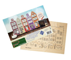 Заготовка из фанеры Городские дома для выпиливания лобзиком (334/8S)