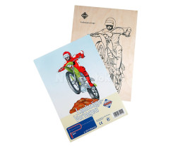 Заготовка из фанеры Мотоцикл для выпиливания лобзиком (351/1S)