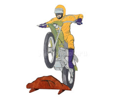 Заготовка из фанеры Мотоцикл для выпиливания лобзиком (351/1S)