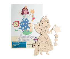 Заготовка из фанеры Принцесса эльфов для выпиливания лобзиком (375/3s) - фото №4 Заготовка из фанеры Принцесса эльфов для выпиливания лобзиком (375/3s)