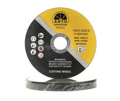 Отрезной диск по металлу ARTU, 125×22,2×1,2 мм, 10 шт. (CUT-512/10)