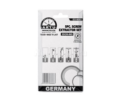 Набор спиральных экстракторов для винтов ARTU, 5 шт. (EX-8003)