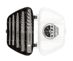 Набор спиральных экстракторов для винтов ARTU, 5 шт. (EX-8003)